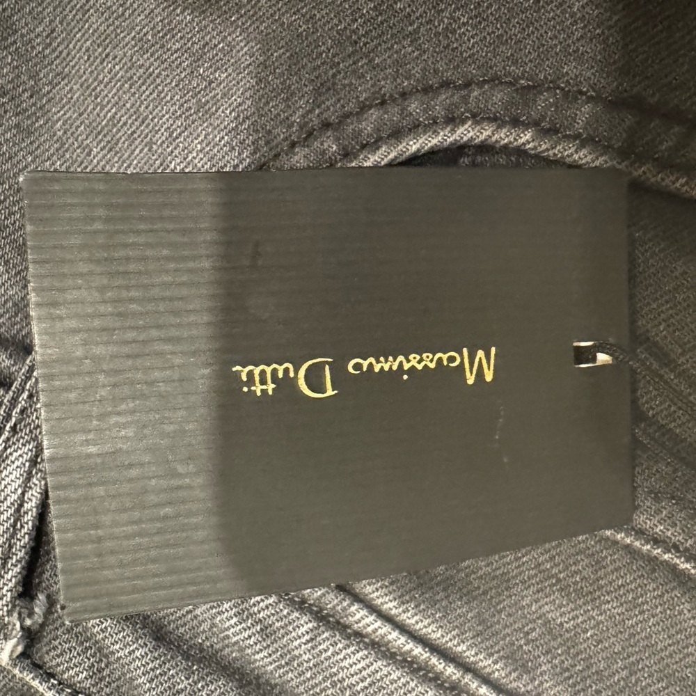 Massimo Dutti Slim Fit Comfort Denim Jeans | Charcoal Gray | Size 36 (US 26) - Picture 7 of 7
